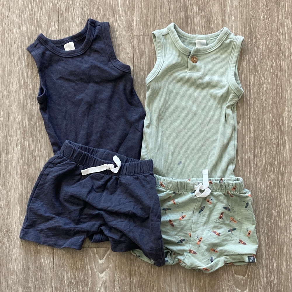 Modern Moments Bodysuits and Shorts set (12M)